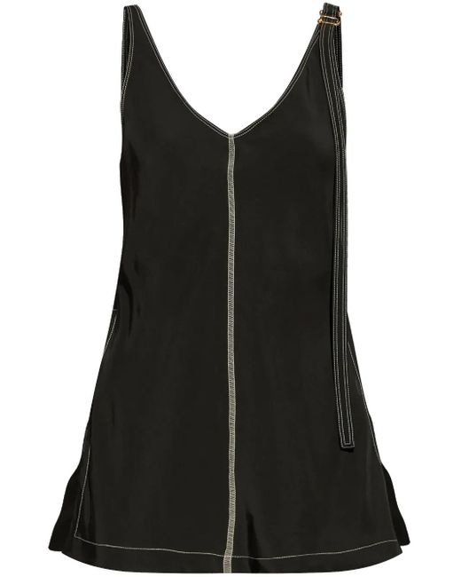 Sportmax Black Waser Tank Top