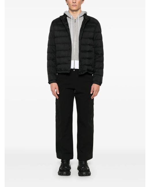 Moncler Black Coats for men