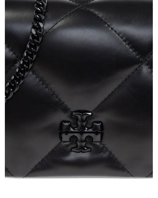 Cartera acolchada Tory Burch de color Black
