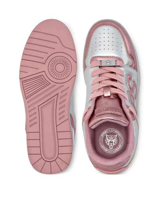 Philipp Plein Multicolor Eco Leather Lo-Top Sneakers