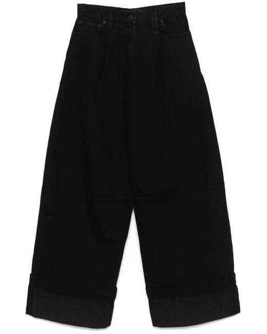 Simone Rocha Black Puddle Jeans