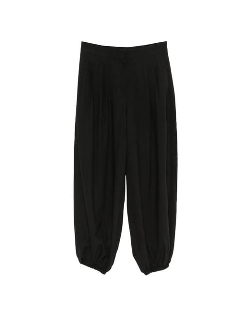 Source Unknown Broek Met Ruches in het Black
