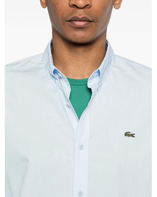 Lacoste White Long-Sleeves Shirt for men