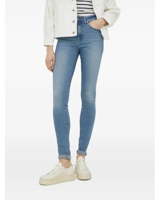Levi's Blue 721 Jeans mit hohem Bund