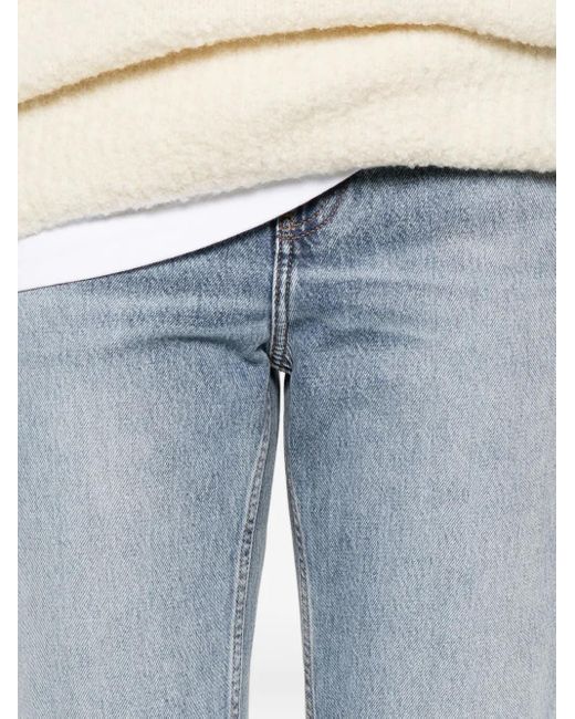 Vaqueros Slim De Talle Alto Totême de color Blue