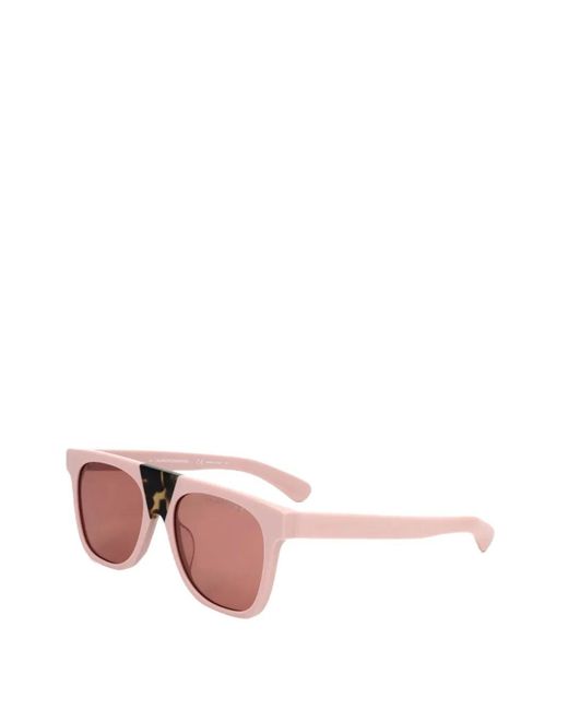 Calvin Klein Pink Lunettes De Soleil À Effet Écailles De Tortue