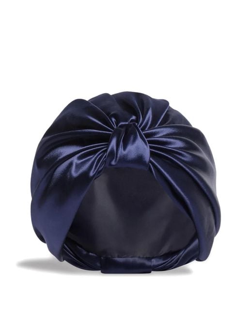 Cappello Con Nodo di Alberta Ferretti in Blue
