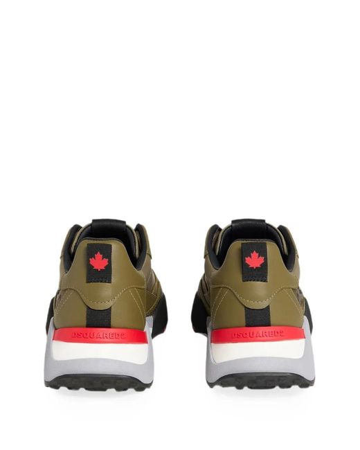 DSquared² Green Baskets D2 Flow À Empiècements for men