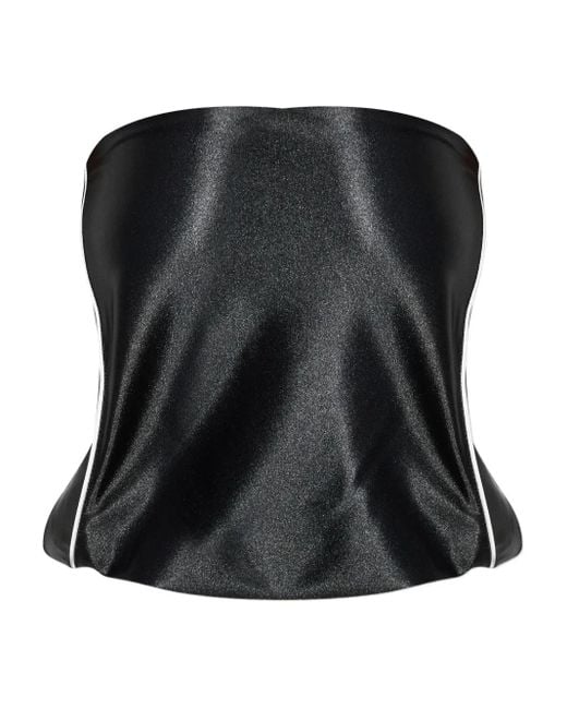 Alexander Wang Black Strapless Bandeau Top
