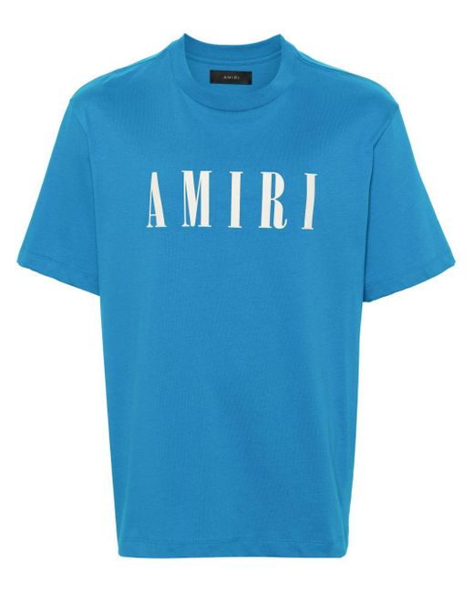 Camiseta Core con logo Amiri de hombre de color Blue