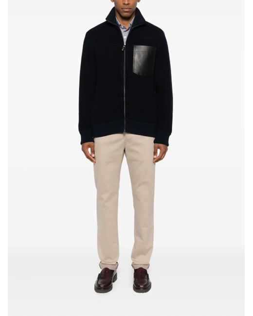 Brioni Black Chest-Pocket Jacket for men