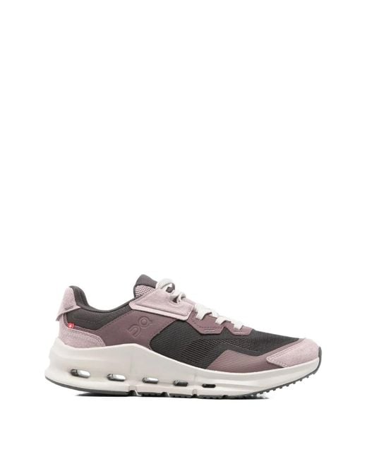 On Shoes White Cloudnova Hift Panelled Sneakers