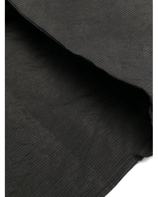 Masnada Black Buckle Shoulder Bag
