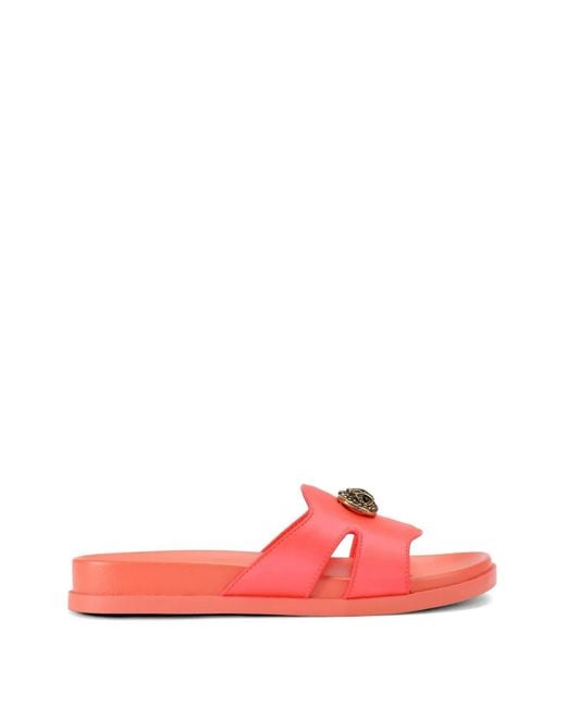 Kurt Geiger Pink Chelsea Cut Out Sandals