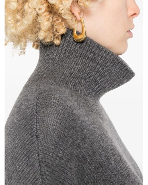 Lisa Yang Gray Heidi Sweater