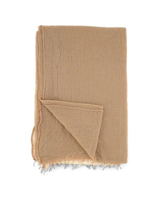 Destin Natural Frayed-Edge Scarf for men