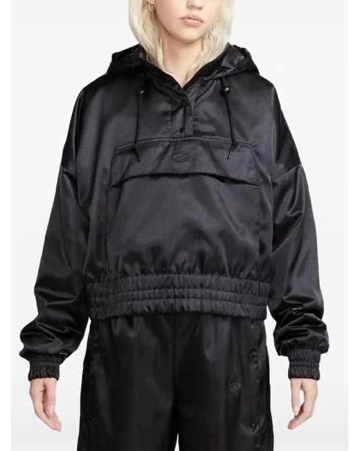 Nike Black Circa 96 Hooded Jacket