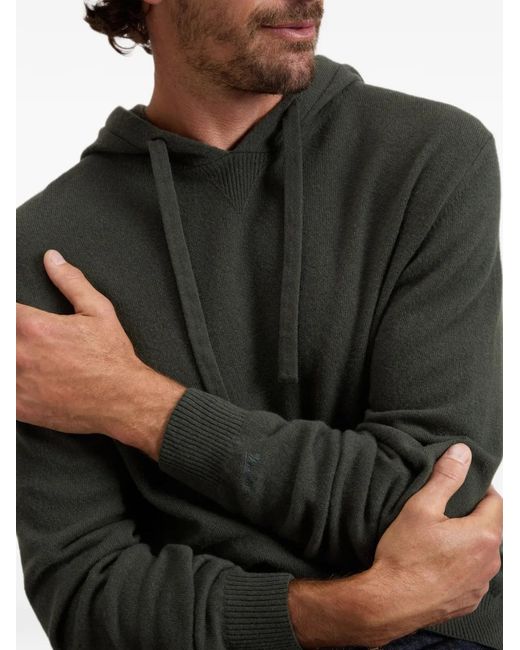 Woolrich Gray Drawstring Pouch-Pocket Hoodie for men