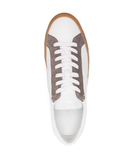Moncler White Monaco 2 Sneakers for men