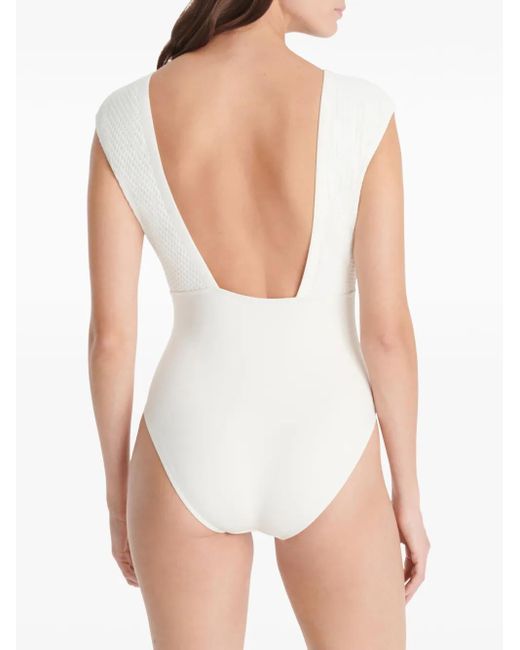 Eres White Glamorous Swimsuit
