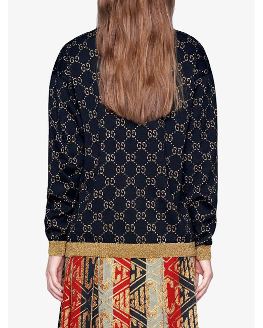 gucci lurex sweater