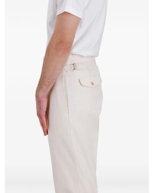 Fortela White Oklahoma Trousers for men