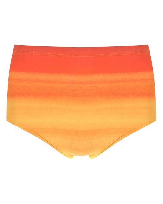 Amir Slama Orange Slip De Bain À Effet Dégradé for men