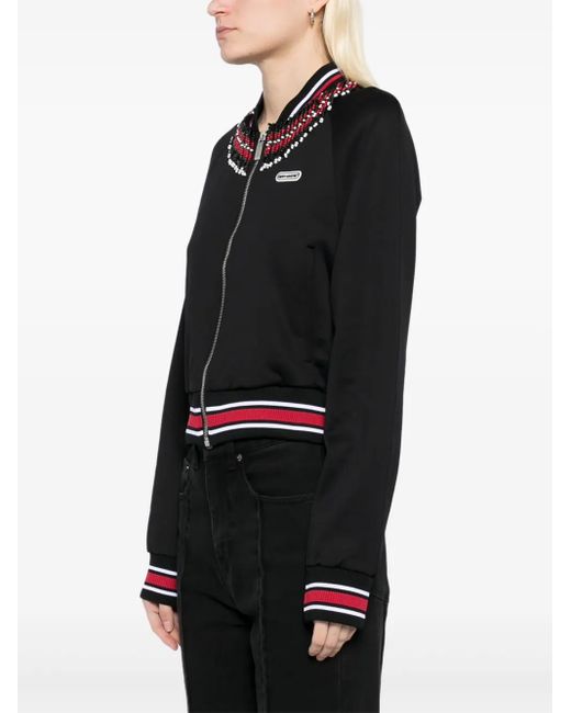 Off-White c/o Virgil Abloh Black Embr Off Patch Tracksuit Jacket