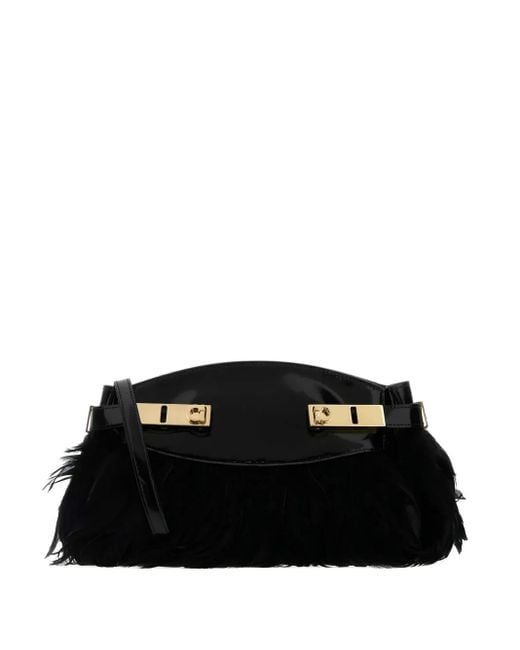 Clutch di Ferragamo in Black