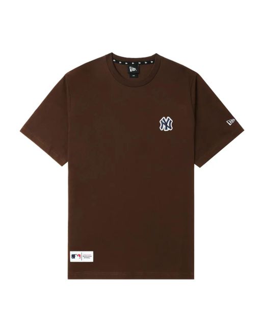 KTZ Brown Logo-Patch T-Shirt for men