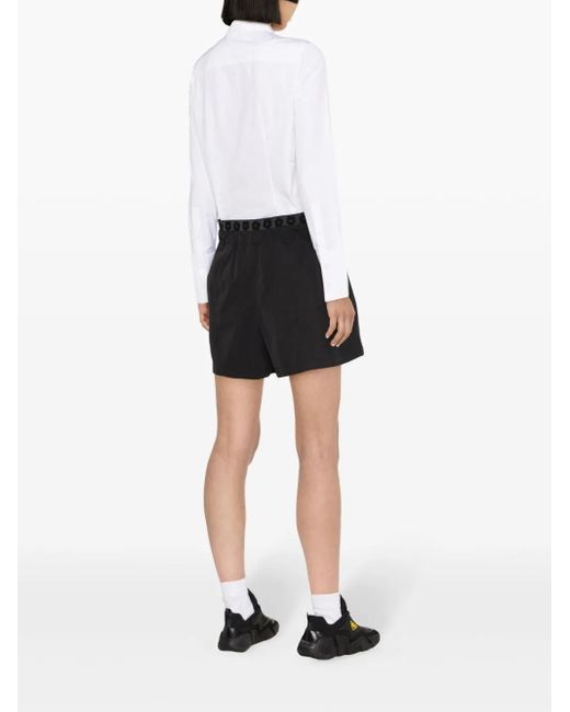 KENZO Black Boke 2.0 Drawstring Mini Shorts