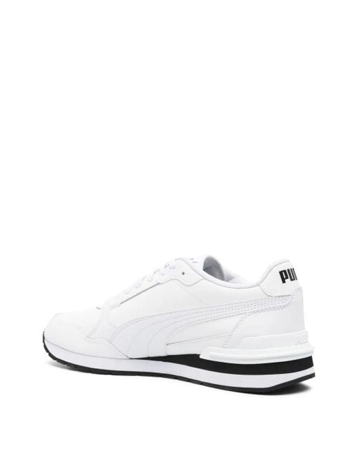 PUMA White St Runner V4 Sneakers