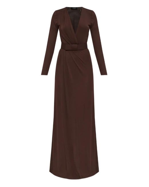DSquared² Brown Kleid Mit Gürtel