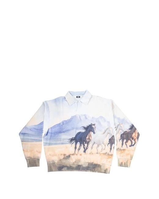 Sweat À Imprimé Graphique Kith pour homme en coloris Blue