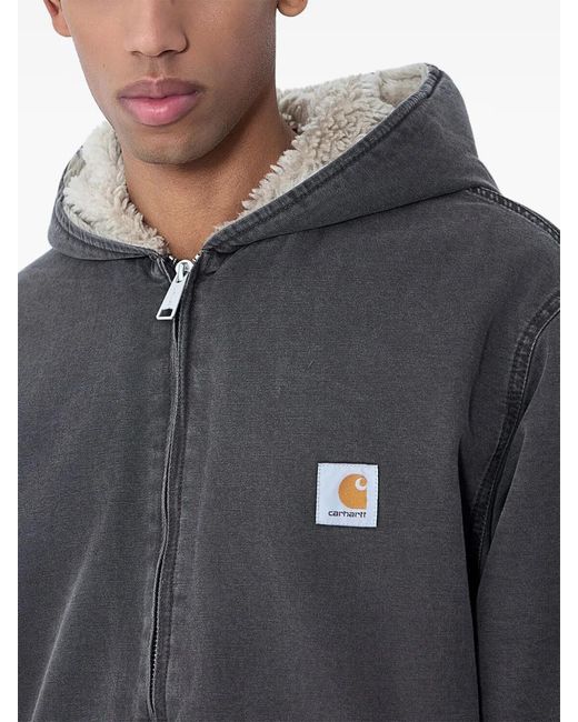 Carhartt Gray Mitch Hooded Jacket for men