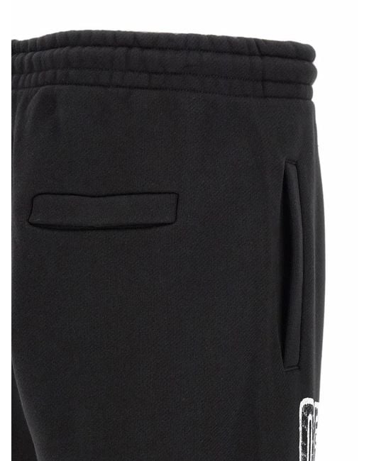 Off-White c/o Virgil Abloh Black Motion Arrow Cuffed Joggers for men