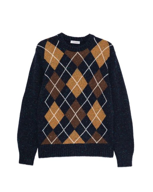 Kangra Blue Long-Sleeve Sweater for men