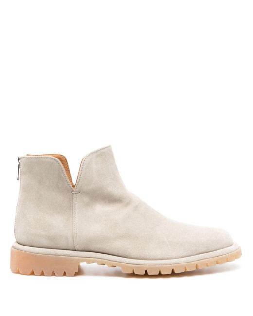 Officine Creative White Spectacular Suede Boots