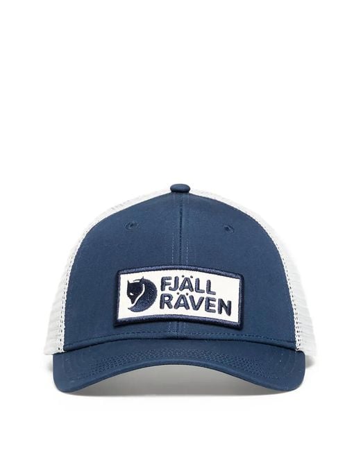 Fjallraven Blue Långtradarkeps Logo-Patch Cap