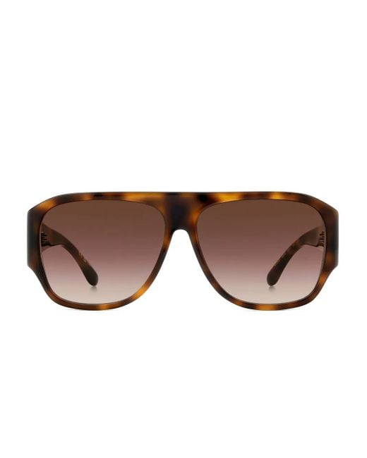 Occhiali Da Sole Squadrati Tartarugati di Isabel Marant in Brown
