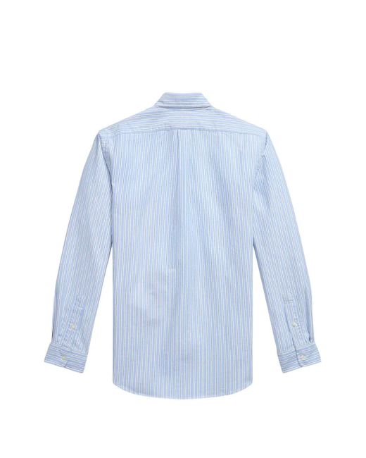 Polo Ralph Lauren Blue Striped Button-Down Shirt for men
