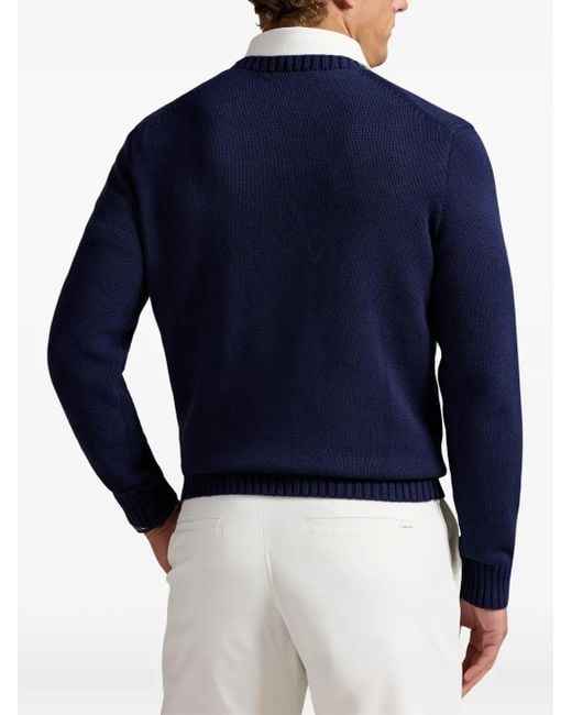Ralph Lauren Pullover mit Polo Bear-Stickerei in Blue für Herren