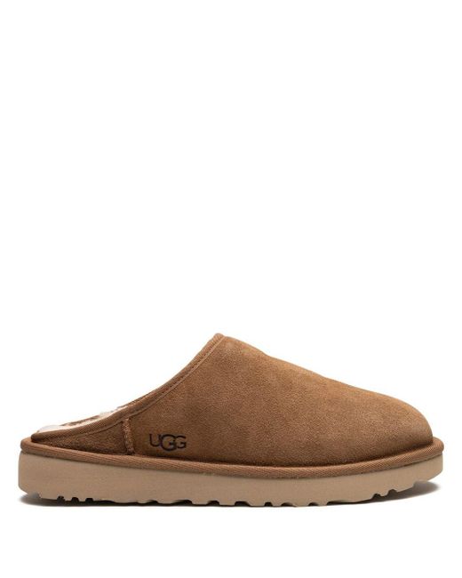 Ugg Brown Classic Slip-on Slippers