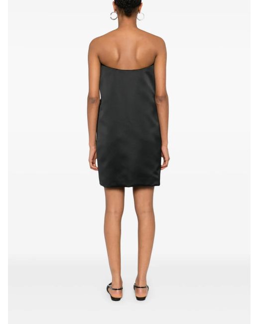 Philosophy Di Lorenzo Serafini Black Wrap Mini Dress