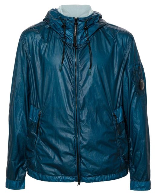 C P Company Blue "cs Ii" Hooded Jacket for men