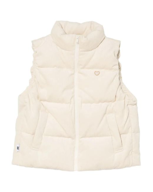 Chocoolate Natural Logo-Embossed Gilet