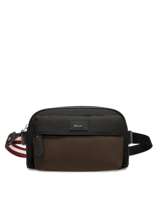 Bally Gürteltasche mit Logo-Patch in Black für Herren