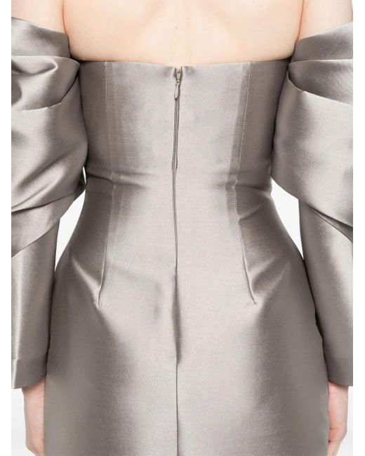 Solace London Gray Laylah Maxikleid