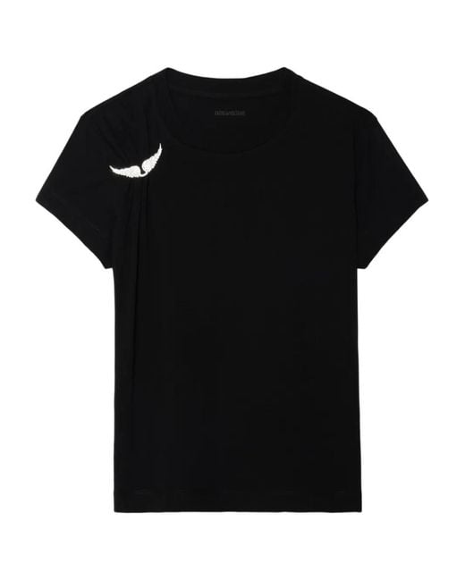 Zadig & Voltaire Black Suzan T-Shirt