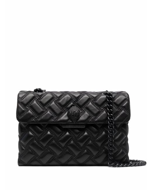 Kurt Geiger Black 'Kensington Drench' Shoulder Bag
